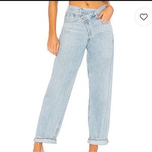 NWOT Agolde Criss Cross Upsized Jeans